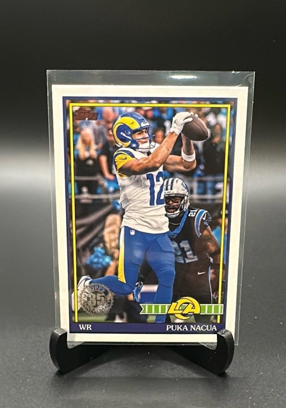 2026 Topps Flagship #91TF-20 Puka Nacua 1991 Topps Football