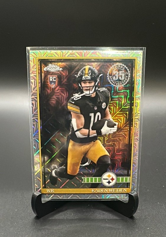 2026 Topps Flagship #91TRC-37 Kaden Wetjen 1991 Topps Football Rookies Chrome