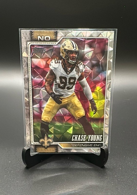 2026 Topps Flagship #244 Chase Young Diamante Foil