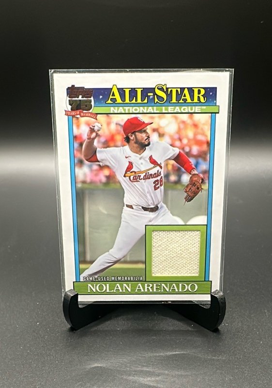 2026 Topps #91ASR-NA Nolan Arenado 1991 Topps Baseball 35th Ann All-Stars Relics