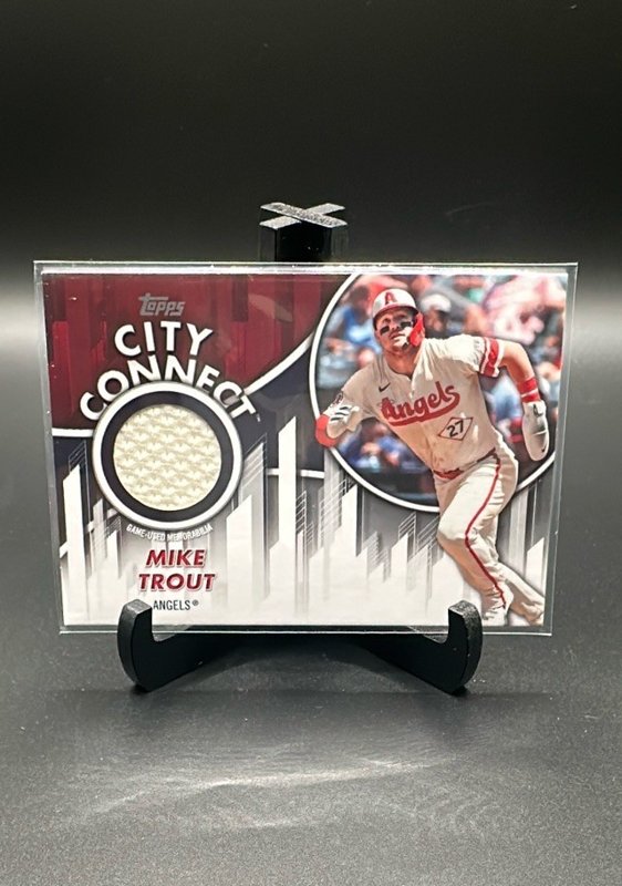 2026 Topps #CC2-MT Mike Trout City Connect Swatch Collection Relics (Series Two)
