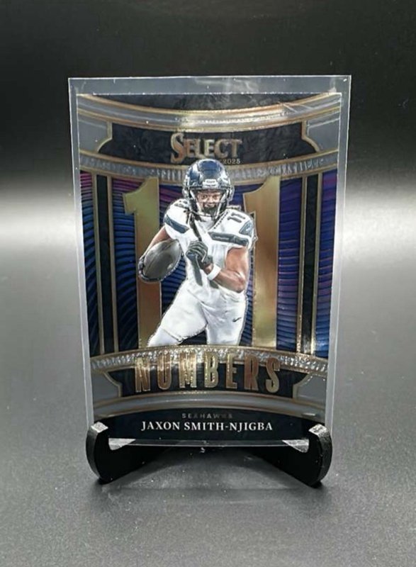 Jaxon Smith-Njigba 2025 Panini Select Select Numbers Seattle Seahawks