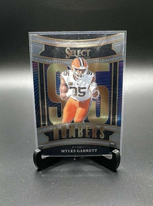 2025 Panini Select Football - Myles Garrett Numbers #4 Browns