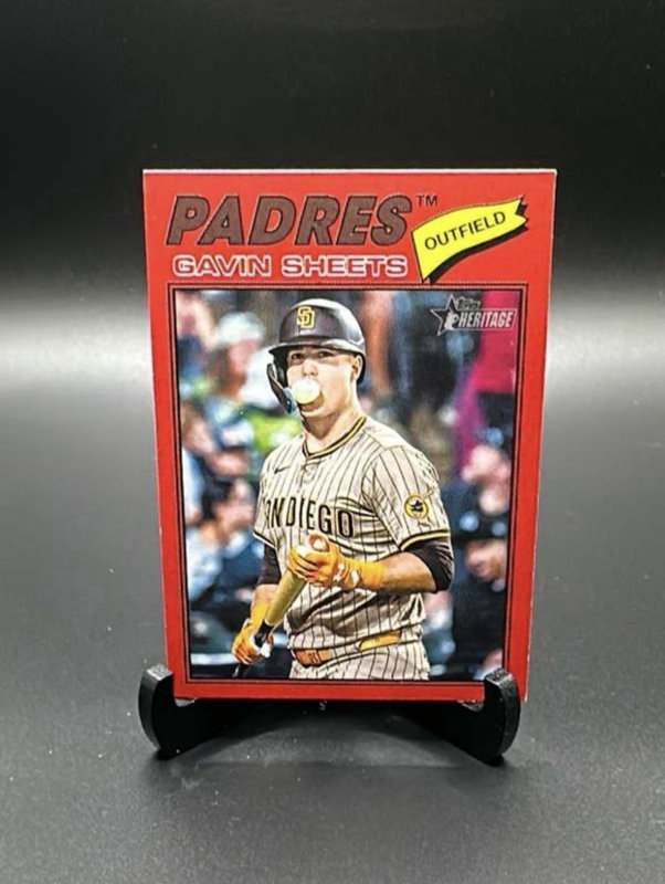 Gavin Sheets 2026 Topps Heritage Base Red Border #127