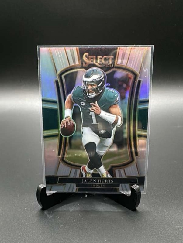 2025 Panini Select #190 Jalen Hurts Silver Prizm