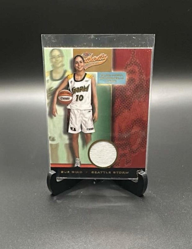 2002 Fleer Authentix WNBA - Memorabilia Sue Bird Ripped (MEM, RC)