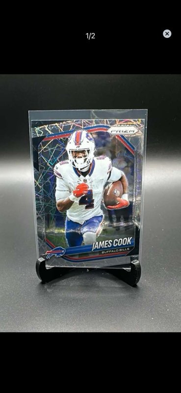 2025 Panini Prizm #27 James Cook Lazer
