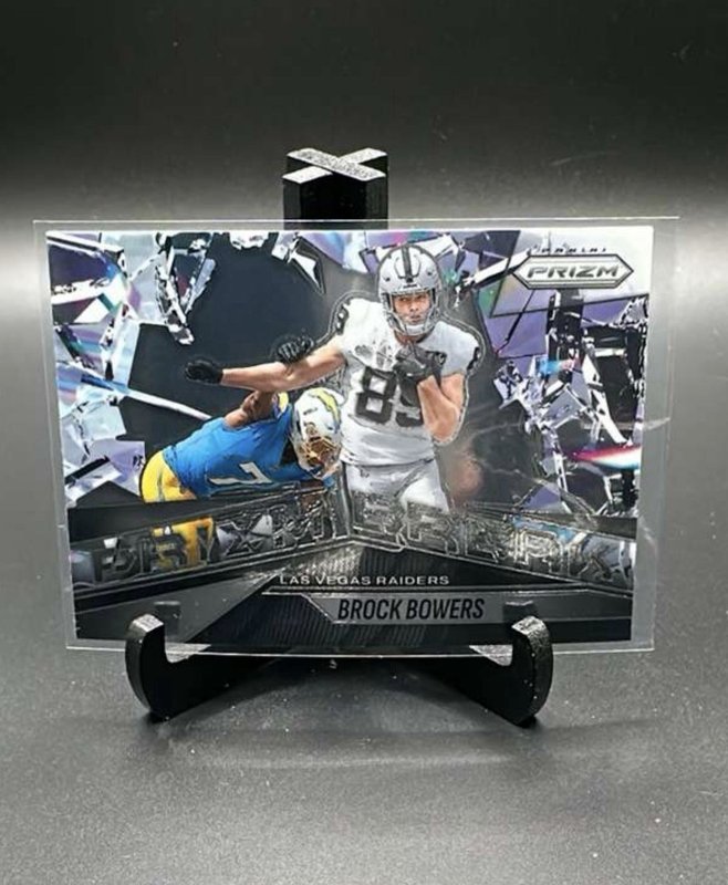2025 Panini Prizm Brock Bowers Prizm Break Las Vegas Raiders #4