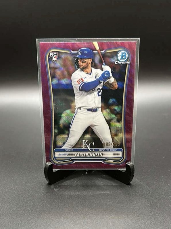 Topps 2026 Bowman Carter Jensen #95 Fuchsia RC /299 Kansas City Royals