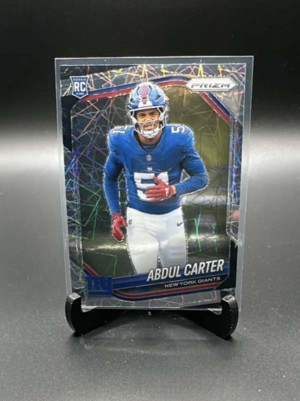 Abdul Carter Rookie 2025 Panini Prizm Lazer #394 New York Giants