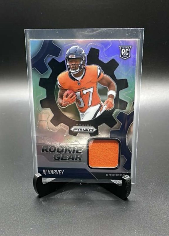 Rj Harvey 2025 Panini Prizm Patch #RGR-RHY RC Relic
