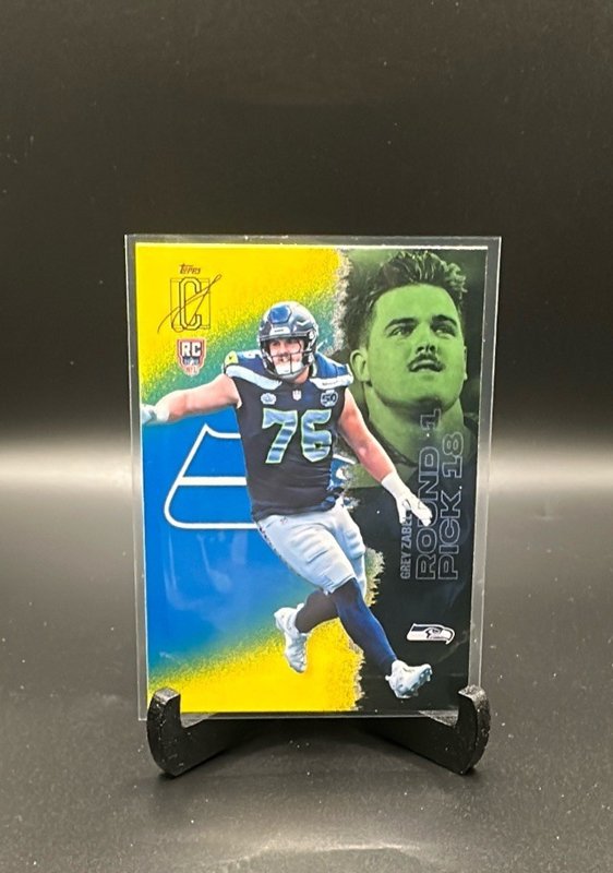 Grey Zabel 2025 Topps Signature Class Blue & Yellow #223 RC
