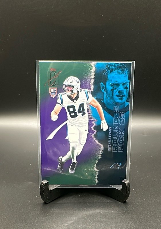 Mitchell Evans 2025 Topps Signature Class Green & Purple #192 RC