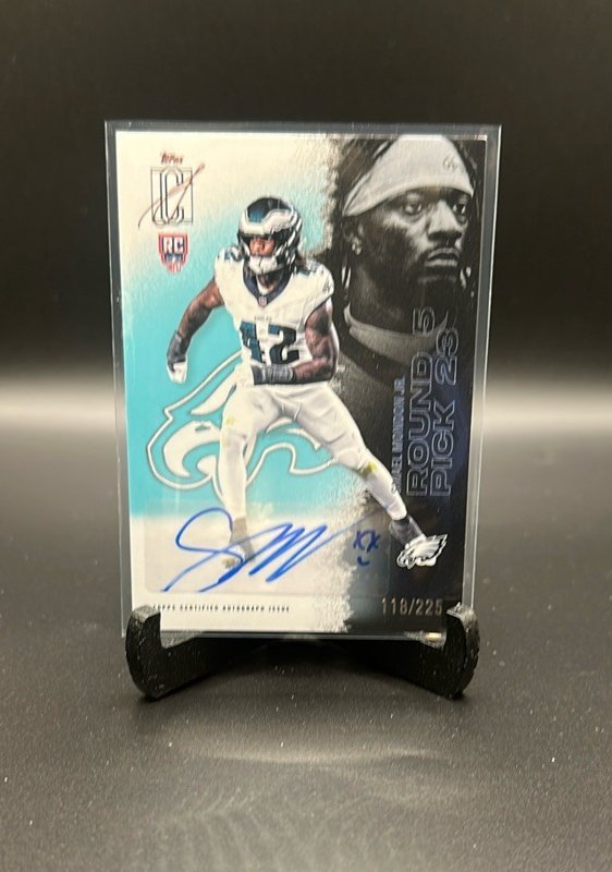 Smael Mondon Jr. 2025 Topps Signature Class Autographs Teal #217 /225 RC Auto