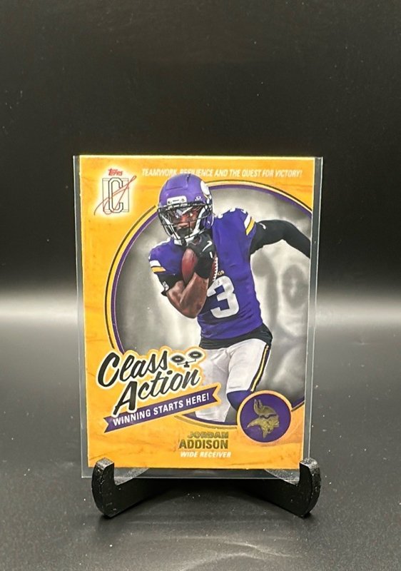 Jordan Addison 2025 Topps Signature Class Action #CA-21