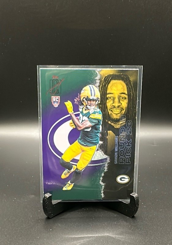 Savion Williams 2025 Topps Signature Class Green & Purple #144 RC