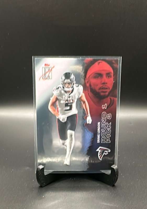 Drake London 2025 Topps Signature Class Chrome #62