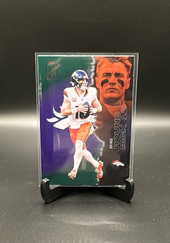 Bo Nix 2025 Topps Signature Class Green & Purple #18