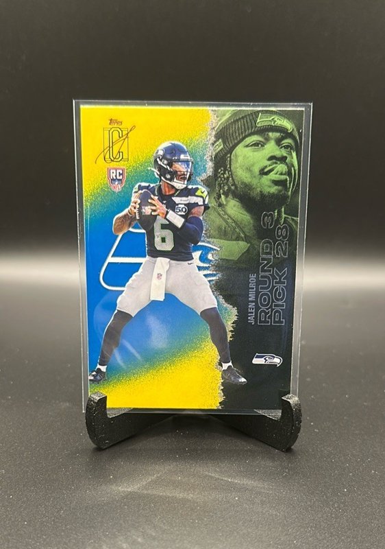 Jalen Milroe 2025 Topps Signature Class Blue & Yellow #151 RC
