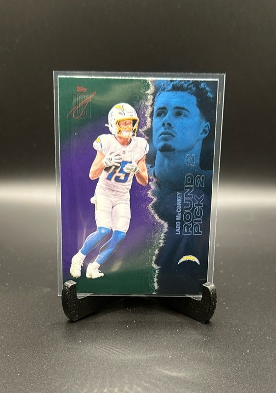 Ladd McConkey 2025 Topps Signature Class Green & Purple #81