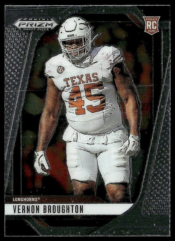 Vernon Broughton 2025 Panini Prizm Draft Picks #125