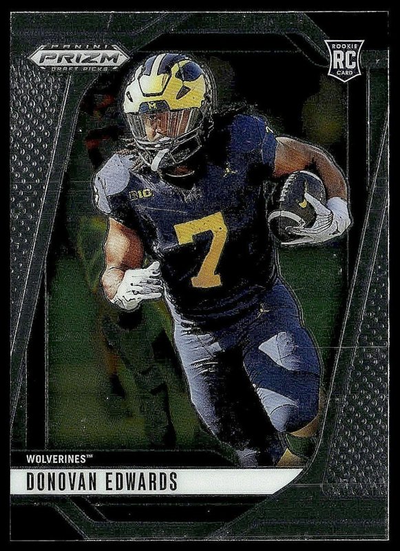 Donovan Edwards 2025 Panini Prizm Draft Picks #65