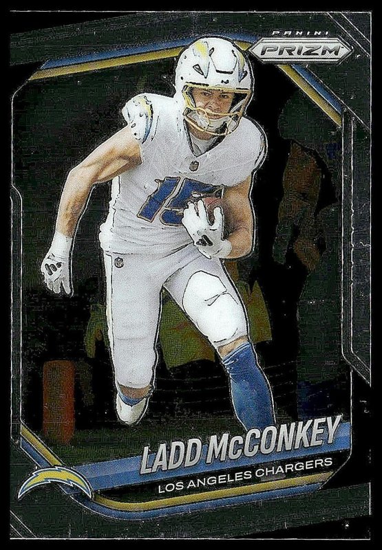 Ladd McConkey 2025 Panini Prizm #18
