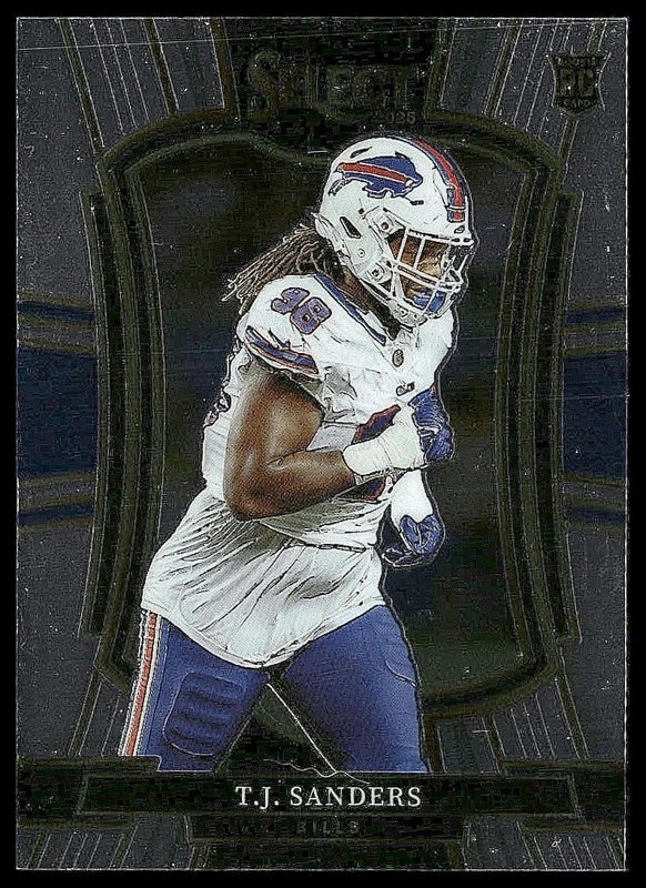 T.J. Sanders 2025 Panini Select #185 RC