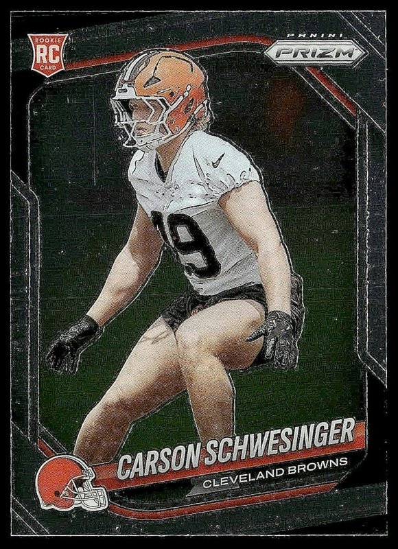 Carson Schwesinger 2025 Panini Prizm #384 RC