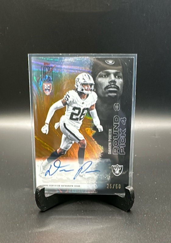 Darien Porter 2025 Topps Signature Class Chrome Autographs Orange Lava Refractor #204 /50 RC Auto