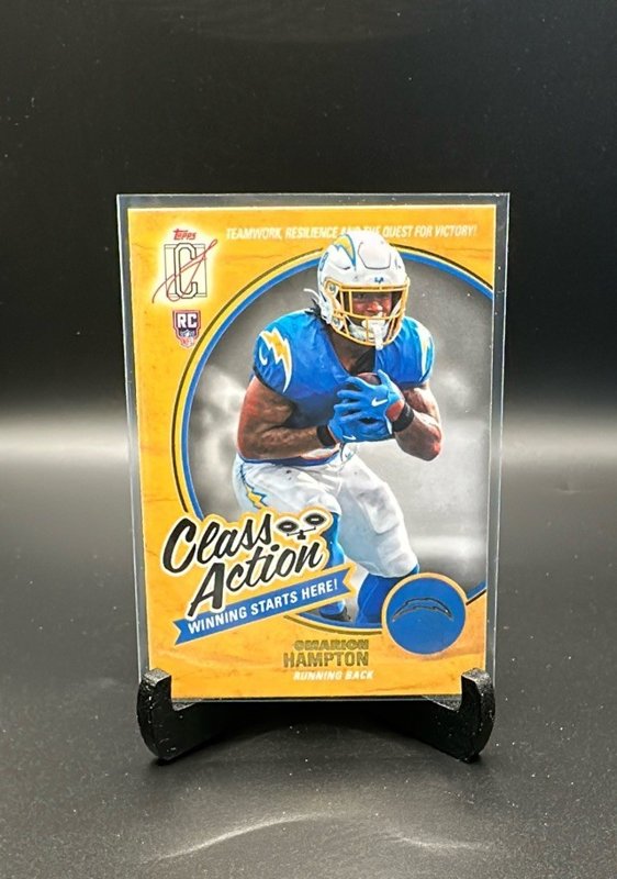 Omarion Hampton 2025 Topps Signature Class Action #CA-18