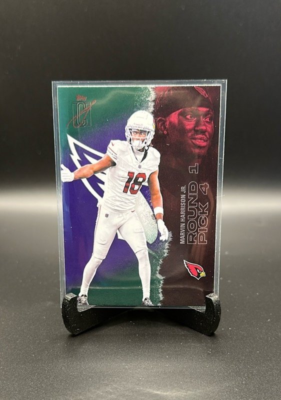 Marvin Harrison Jr. 2025 Topps Signature Class Green & Purple #61
