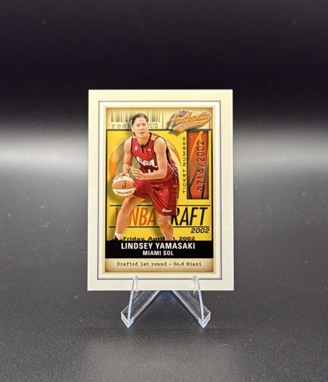 Lindsey Yamasaki 2002 Fleer Authentix WNBA #108 /2002 RC