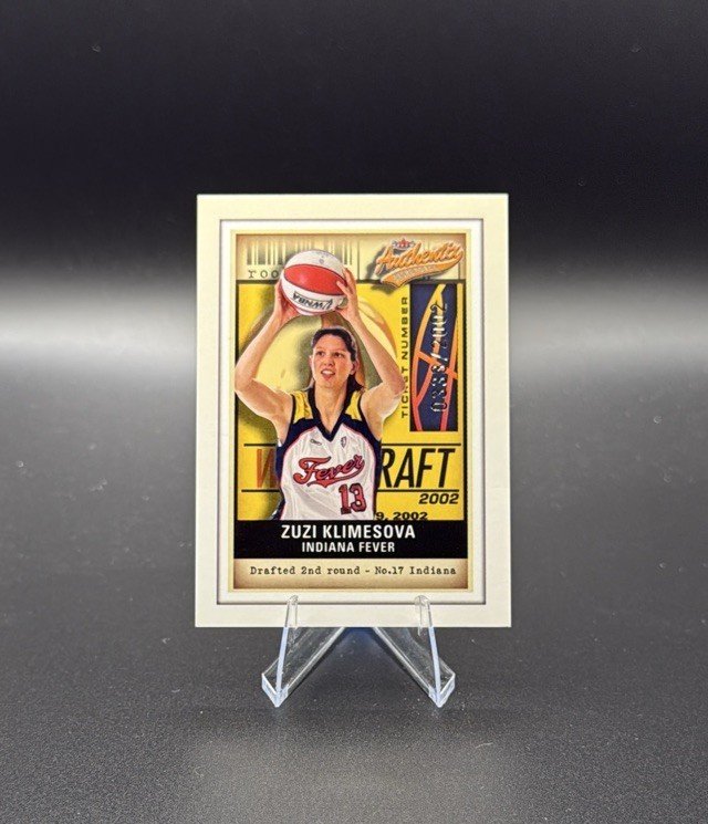 Zuzi Klimesova 2002 Fleer Authentix WNBA #117 /2002 RC