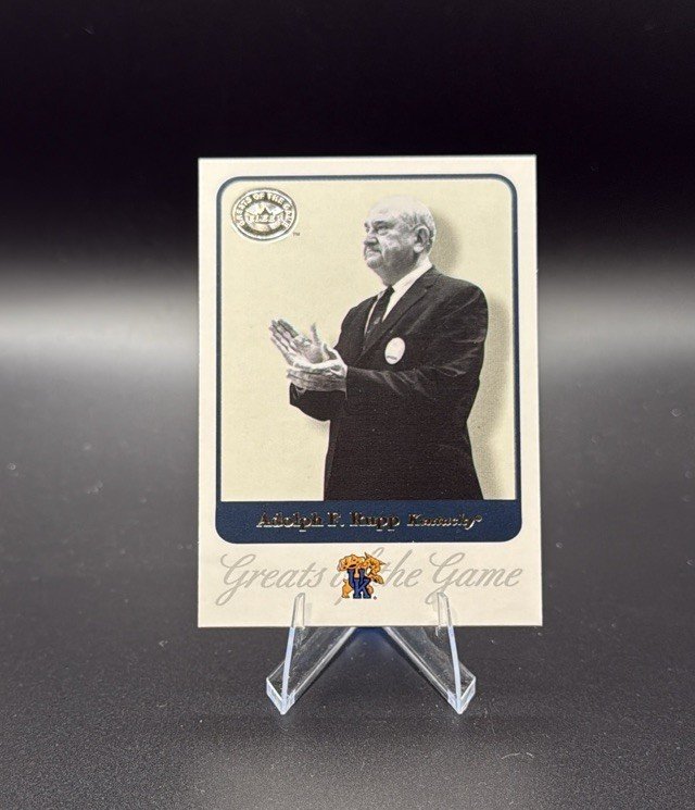 Adolph F. Rupp 2001 Fleer Greats of the Game #1