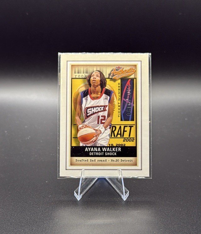 Ayana Walker 2002 Fleer Authentix WNBA #120 /2002 RC