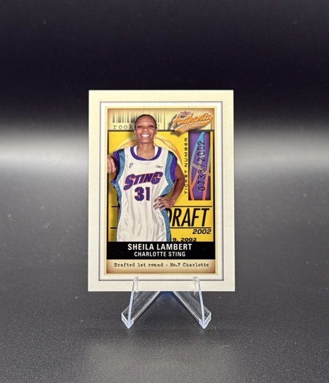 Sheila Lambert 2002 Fleer Authentix WNBA #107 /2002 RC