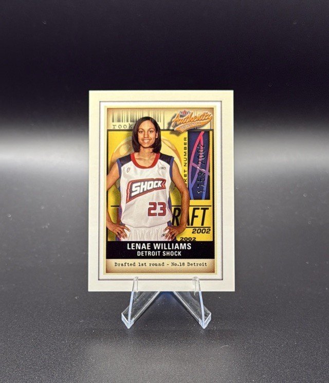 Lenae Williams 2002 Fleer Authentix WNBA #118 /2002 RC