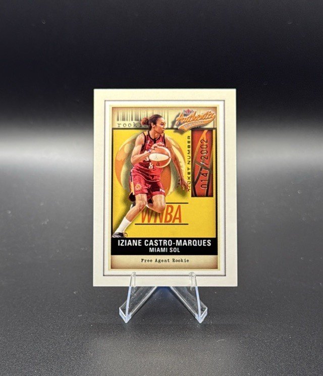 Iziane Castro Marques 2002 Fleer Authentix WNBA #119 /2002 RC