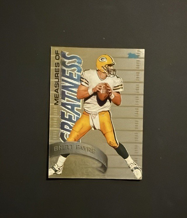Brett Favre 1998 Topps Measures of Greatness #MG15