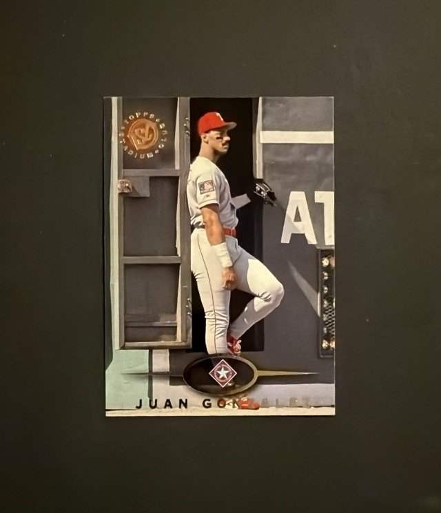 Juan Gonzalez 1995 Topps Stadium Club Virtual Reality Members Only #74