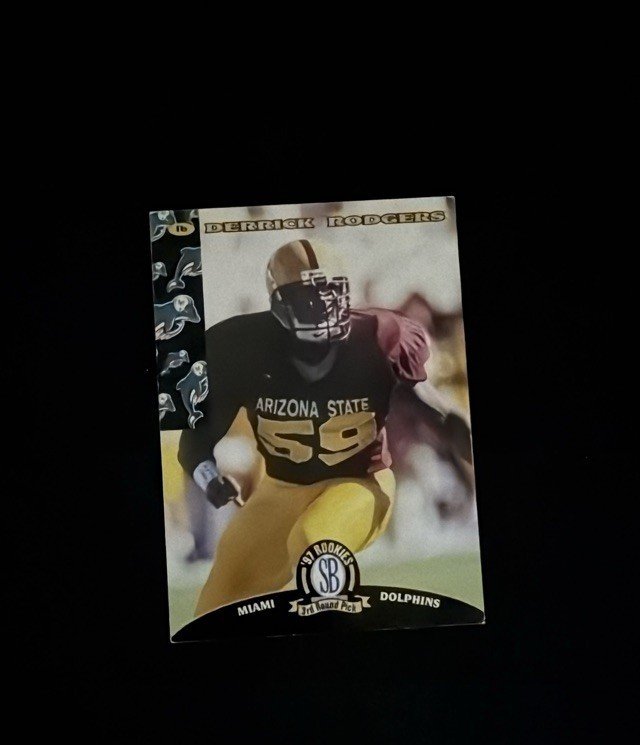 Derrick Rodgers 1997 Score Board NFL Rookies #72 RC