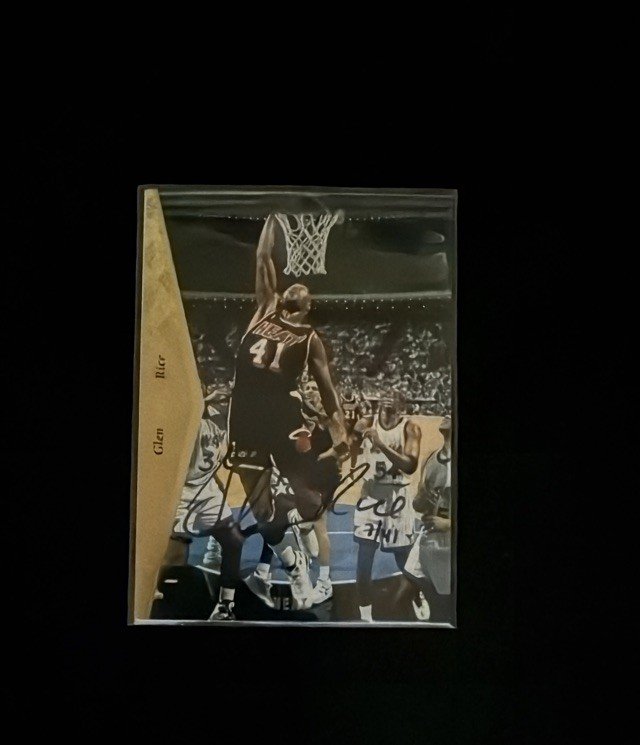 Glen Rice 1999 Upper Deck SP Authentic BuyBack #12 /41 Auto