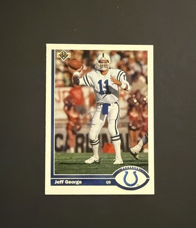 Jeff George 1991 Upper Deck #345