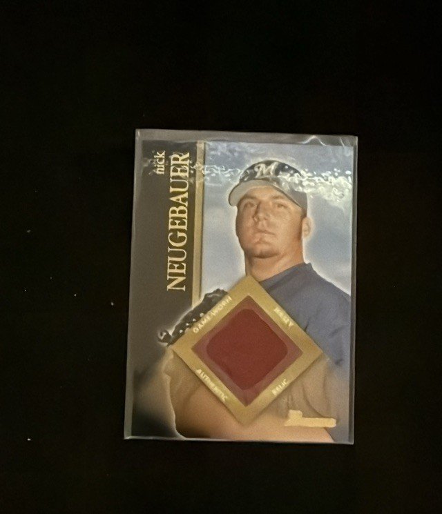 Nick Neugebauer 2002 Bowman Game-Used Relics #BR-NN Relic