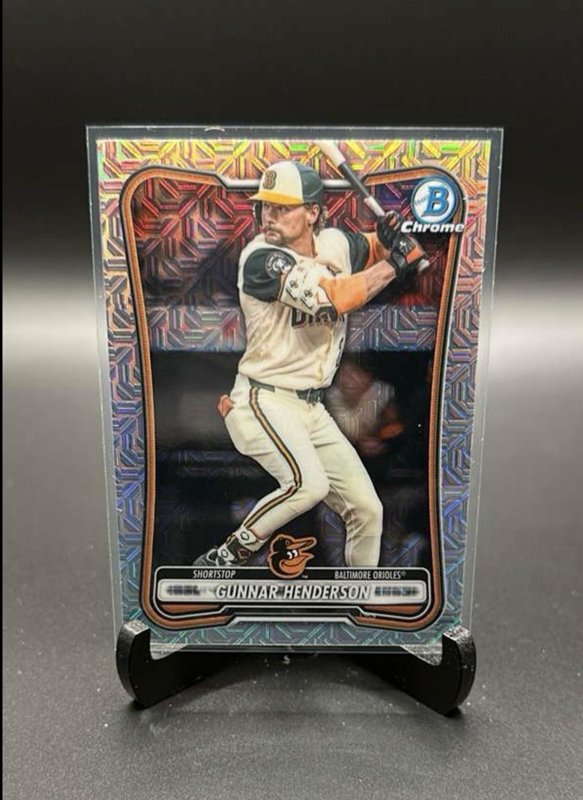 Gunnar Henderson 2023 Bowman Chrome Mojo Refractor #65