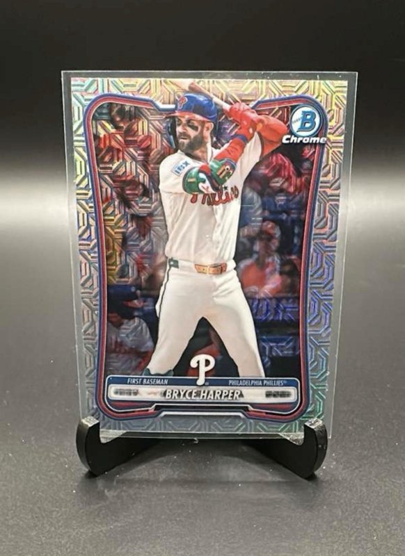Bryce Harper 2026 Bowman Chrome Mojo Refractor #63