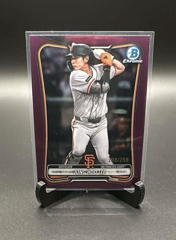 jung hoo lee 2026 Bowman Pink Refractor #2026 /299