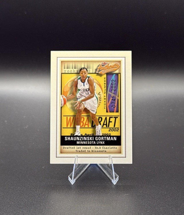 Shaunzinski Gortman 2002 Fleer Authentix WNBA #109 /2002 RC