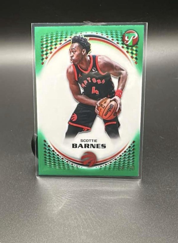 Scottie Barnes 2026 Topps Pristine Green Refractor #82 /99